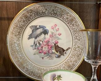We have 12 Lenox Bird collector plates with boxes