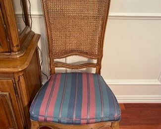 We have six dining chairs