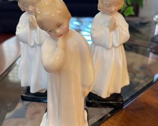 Royal Doulton "Darling" HN1985 dated 1945 and Bedtime HN1978 dated 1945