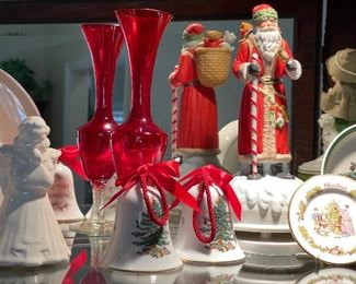 Vintage Christmas, Spode, musical Santa, ceramics