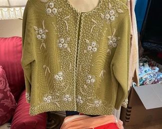 Beautiful vintage beaded cardigan