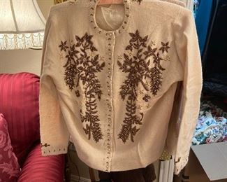 Another vintage beaded cardigan