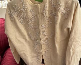 And another vintage beaded cardigan