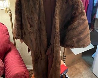 Vintage fur wrap