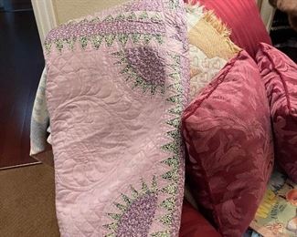 Vintage hand made quilt
