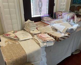 Beautiful vintage linens