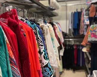 Looking down the closet