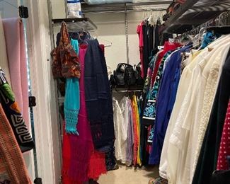 Looking down the closet