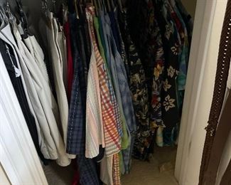 Men's short sleeve shirts, shorts, Hawaiian shirts