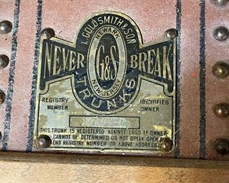 The label for the vintage truck