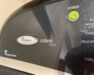 Close up of the washer