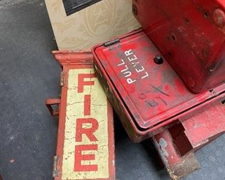 Antique Fire Pull Boxes