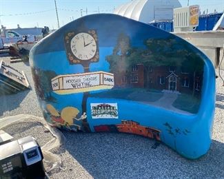 Fiberglass City of Whiting 2-Sided Bench