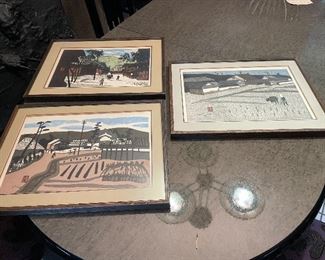 KIYOSHI SAITO JAPANESE WOODBLOCK SIGNED