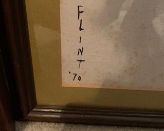 Vintage Japanese-style watercolor.