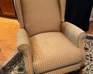 LazyBoy wingback recliner.