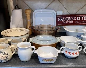 Lots of kitchenware.