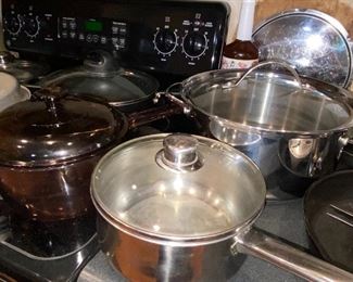 Lots of kitchenware.