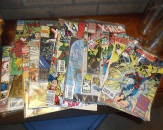 Comic books like Spiderman, X-Men and others. 
