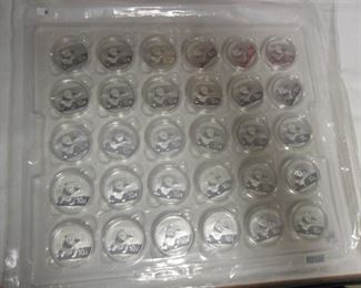 Panda Silver coins