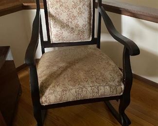 . . . and matching chair with ball-and-claw feet (1800's)