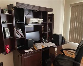 . . . a full-blown office desk and chair