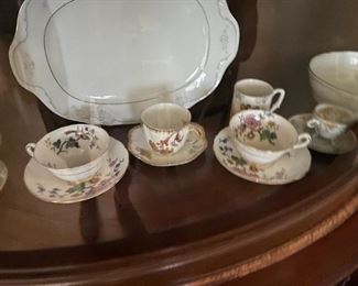 . . . some cups and saucers to add to your collection