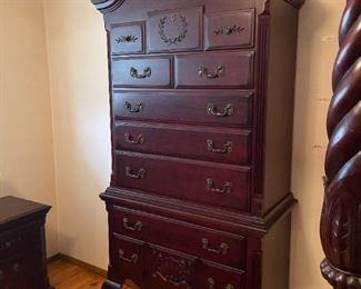 . . . a beautiful chest of drawers in the Governor Winthrop style
