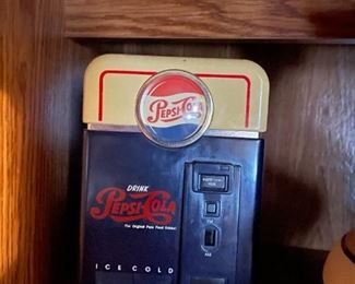 . . . this is a small Pepsi machine replica