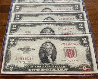 Red Seal $2 Bills