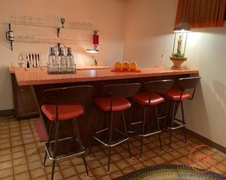 Chromcraft Swivel Barstools 