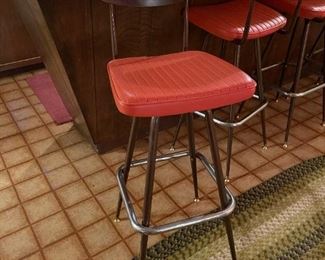 Chromcraft Swivel Barstools 