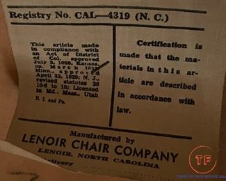 Mid-Century Broyhill BRASILIA Round Walnut Pedestal Dining Table and Chair Set