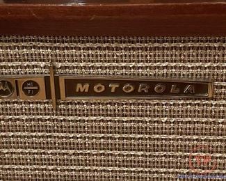 Vintage MCM Motorola Stereophonic High Fidelity Stereo / Record Player Cabinet
