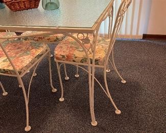 Wrought Iron Patio Set