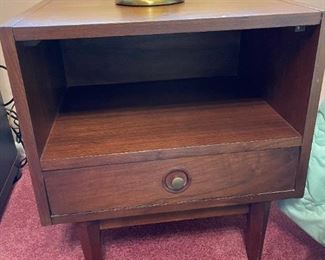 Albert Parvin For American Of Martinsville Mid Century Diamond Night Stand (PAIR)