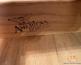 Albert Parvin For American Of Martinsville Mid Century Diamond Night Stand (PAIR)