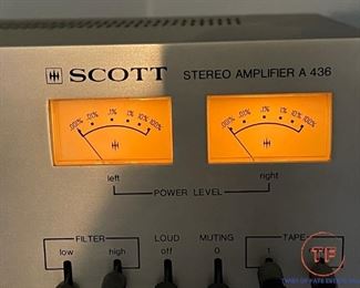 Vintage SCOTT A 436 Stereo Amplifier