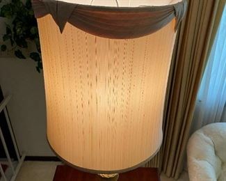 Vintage Rembrandt Pillar Lamp with Marble Base (PAIR)