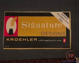 MCM KROEHLER Signature Arm Chair
