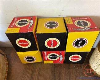 1960’s Wilson Baseballs in Original Boxes