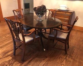 Councill business furniture table with inlay
Councill chairs