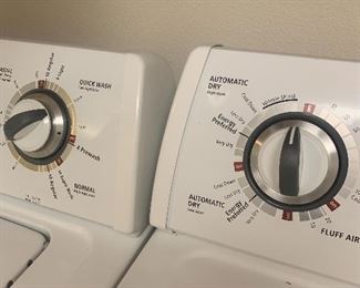 Washer and Dryer 