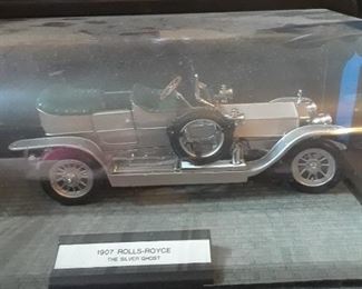 Rolls Royce Silver Ghost 1907 model in case