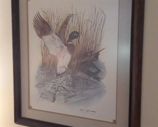 Barbara Blythe Winstead signed and numbered wildlife print