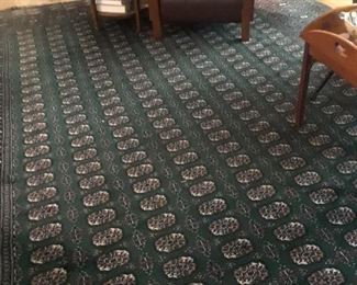 Room-size wool rug