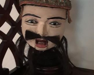 A Burmese marionette head