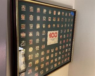 Coke pin  collection, 100 years