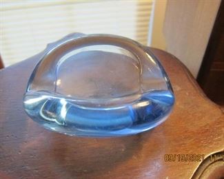 SIGNED PIECE OF ART GLASS