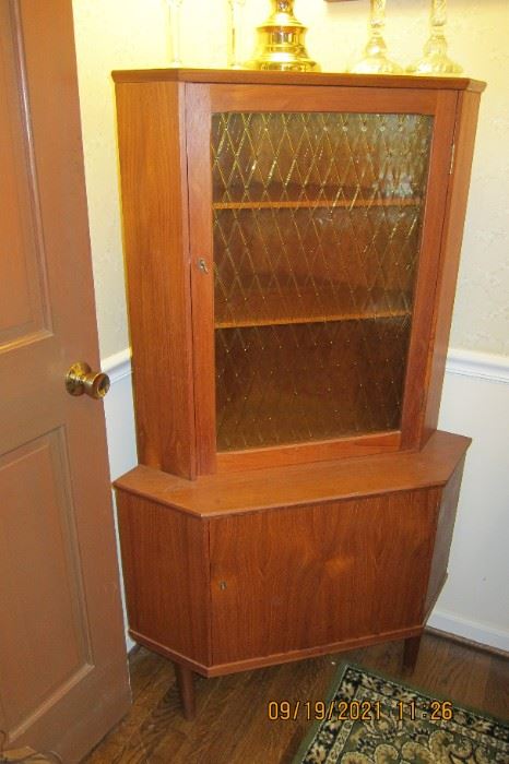 SECOND DANISH MODERN CORNER CUPBOARD IN TEAK WOOD